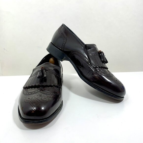 FLORSHEIM Mens Lexington Kiltie Tasseled Wing Tip Loafer Leather 17073 Size 9 3E main image 5